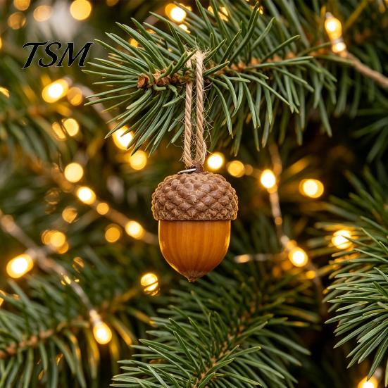 Tactile Clicker Toy 3D Printed Acorn Fidget Clicker, Fake Finger Stress Portable Reliever Relief Push Toy, Gift for Kids Teens Adults
