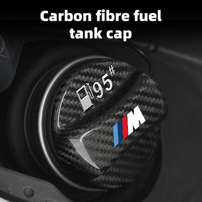 Real Carbon Fiber Gas Fuel Tank Cover Oil Filler Dustproof Cap For M X1 X3 X5 X6 X7 E30 E90 M3 E84 E83 F25 E91 E60 F15 F16 E