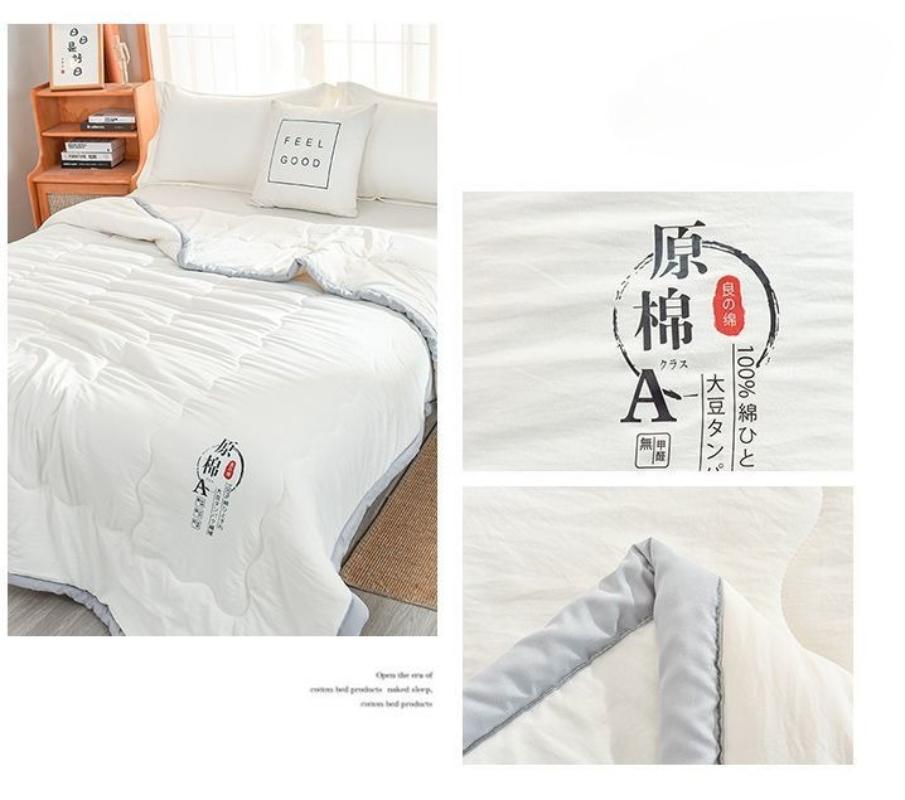 Spring - Summer Lightweight Cooling Quilt: Single - Size Air - Conditioned Comforter Core,Great for Summer Overnights