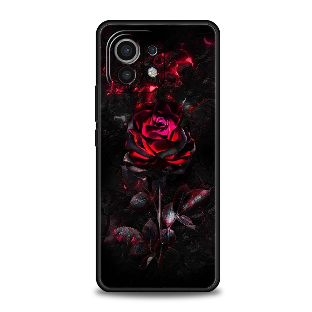Beautiful Rose Flower Phone Case For Xiaomi 12T 12 13 Pro Poco X3 NFC M3 F3 F4 M4 X4 Mi Note 10 11 Lite 10T 5G 11T 9T Soft Cover
