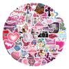 10 30 60120Pcs Retro Pink Y2K Stickers For Suitcase Skateboard Laptop Luggage Phone Car Styling Diy Decal Pegatinas