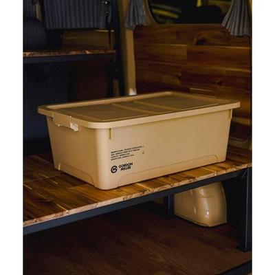 GORDON MILLER Stackable Storage Box, Large, COYOTE33641