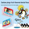 Cenban Peach Flavor Dental Floss Picks
