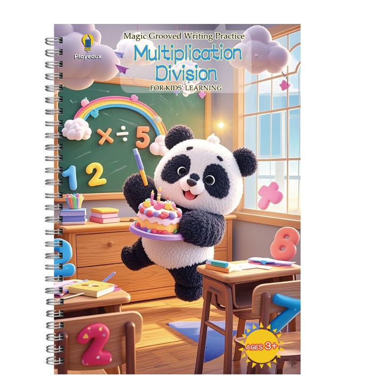 Children Enlightenment Groove Pen Control Training Simple Sketch Drawing Book Set 1pcs