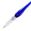 Traditional French Brand Established In Herbin Glass Pen Bonbon Royal Blue Includes Nib Adjustment Sandpaper HERBIN Hb21819 [A 1670] [Handcrafted]