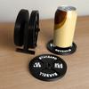 Weight Plate Coaster Set Holder Drink Coaster With Four Black Coasters For  Cold Drink For Bar Home Kitchens, Fitness Gyms