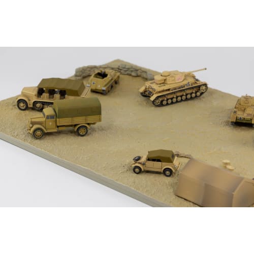 Pit-Road 1/144 SPK Series German Africa Corps (Battle of Tunisia) Plastic Model Kit SPK03 (Scenery)