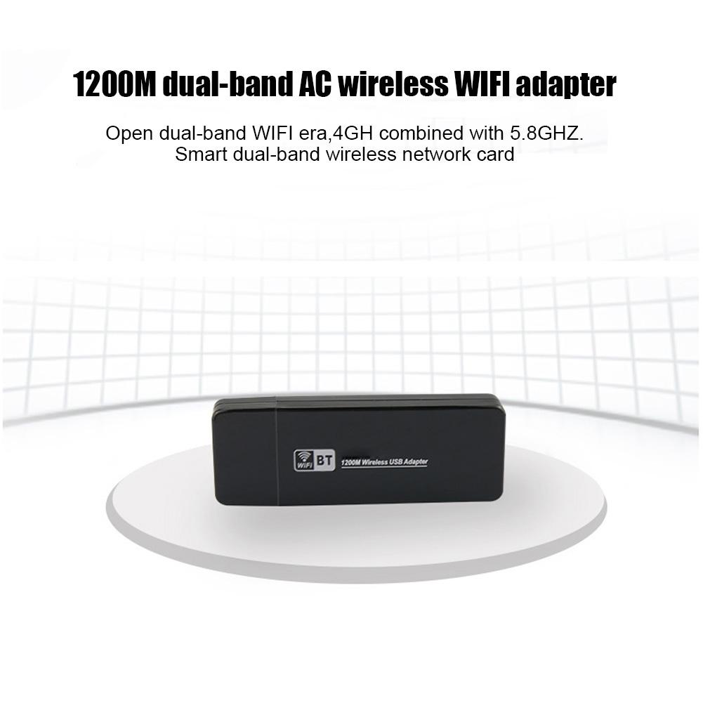 1200M Wireless Dual Band Bluetooth 4.1 AC Network Card for XP VISTA WIN7 WIN8 WIN10