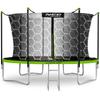 Trampolim de Jardim de 14 pés/435 cm com Rede Interna e Escada Neo-Sport