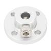 4mm Flange Shaft Coupling Aluminum High Accuracy Lightweight Flange Coupling Connector for 48mm Doub