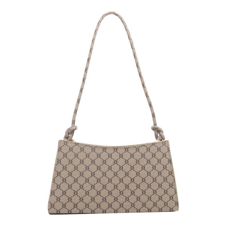 

Сумочка 2024, нова сумка через плече з принтом у стилі ретро, ​​повсякденна мода, іноземний стиль, маленька квадратна сумка, сумка під пахву хакі