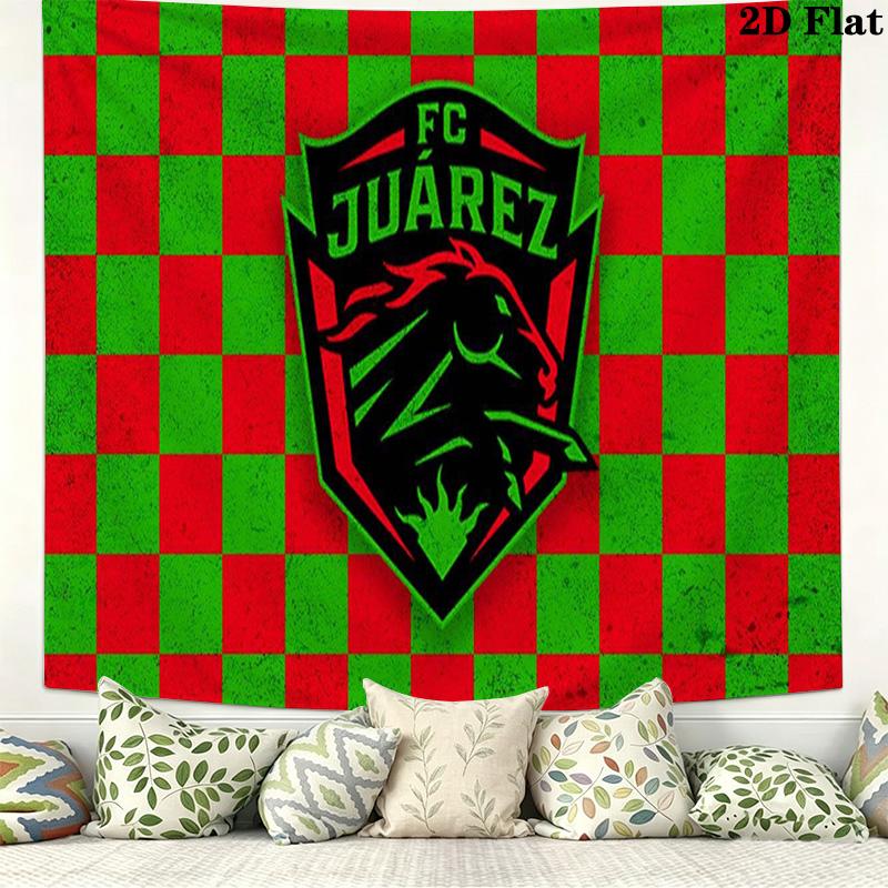 FC Juarez Wall Tapestry Aesthetic Wall Hanging Printed Fabric Blanket Decorative Tapestries for Bedroom Living Room Home Decor