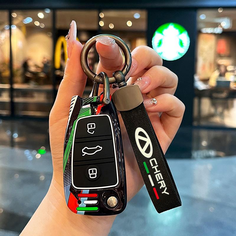 

Чехол для ключа-пульта автомобиля Защитная оболочка Брелок Для Chery ARRIZO7 E3 E5 A3 A5 Tiggo 2 3 5 3X Fulwin2 Eastar Little Ant Airyze Ruihu