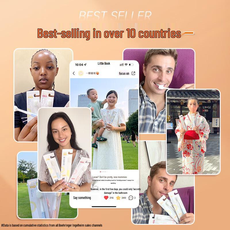 Yinggehan Ultra-Soft Wide Head Toothbrushes