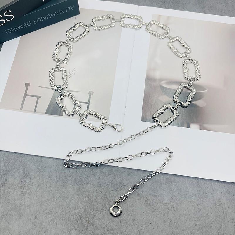 Metal Waist Chain For Women With Punk Style Elegant Belt Accessory For Dress And Suit