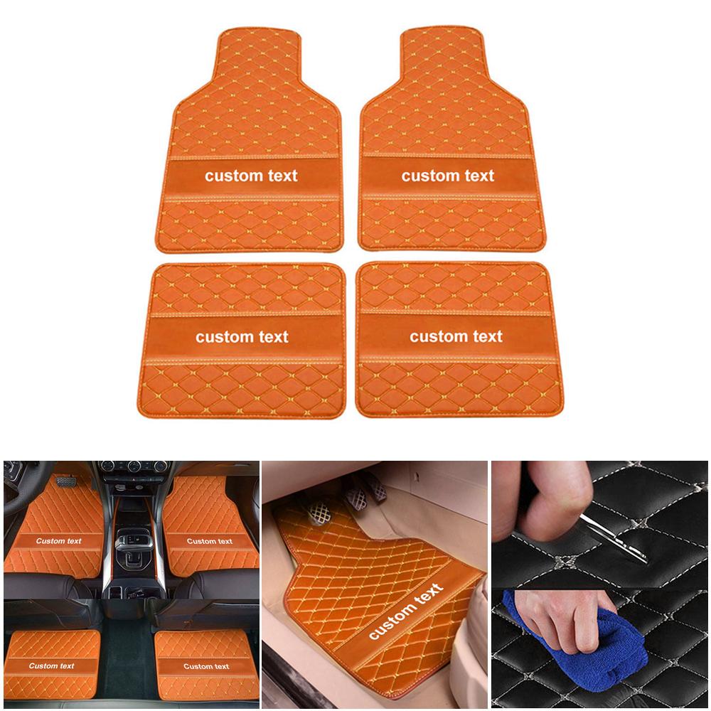 Oranžové autokoberce Vlastní název Text Barva Automotive Carpet Univerzální Autokoberce Autodoplňky Interiéry