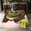 Shrek Printed Carpet,Rug,for Office Chair Living Room Bedroom Kitchen Room Decor Gifts.