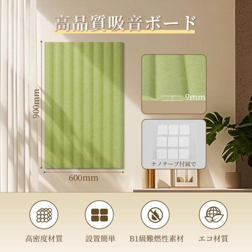 Keemute High-Density Sound-Absorbing Board, 200kg/m?, Lightweight Soundproofing Material, 60cm X 90cm X 3 Panels (1.62u), White, with Nano Tape, Self-