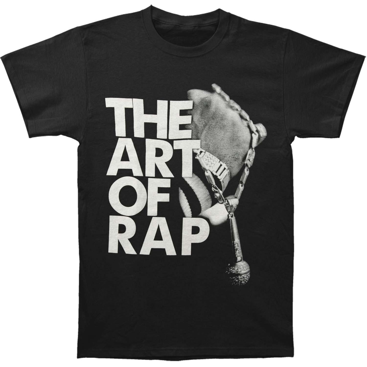 Men s Art Of Rap The Art Of Rap T-Shirt Mens Womens Tees Top Black 2XL