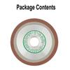 Sanding Wheel Made from Materials Designed to Sharpen Cemented Carbide Tools Efficiently at Various Thicknesses