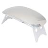 Nail Lamp 6W Portable Foldable Handheld Fast Curing Dryer UV LED Nail Light for Manicure Silver