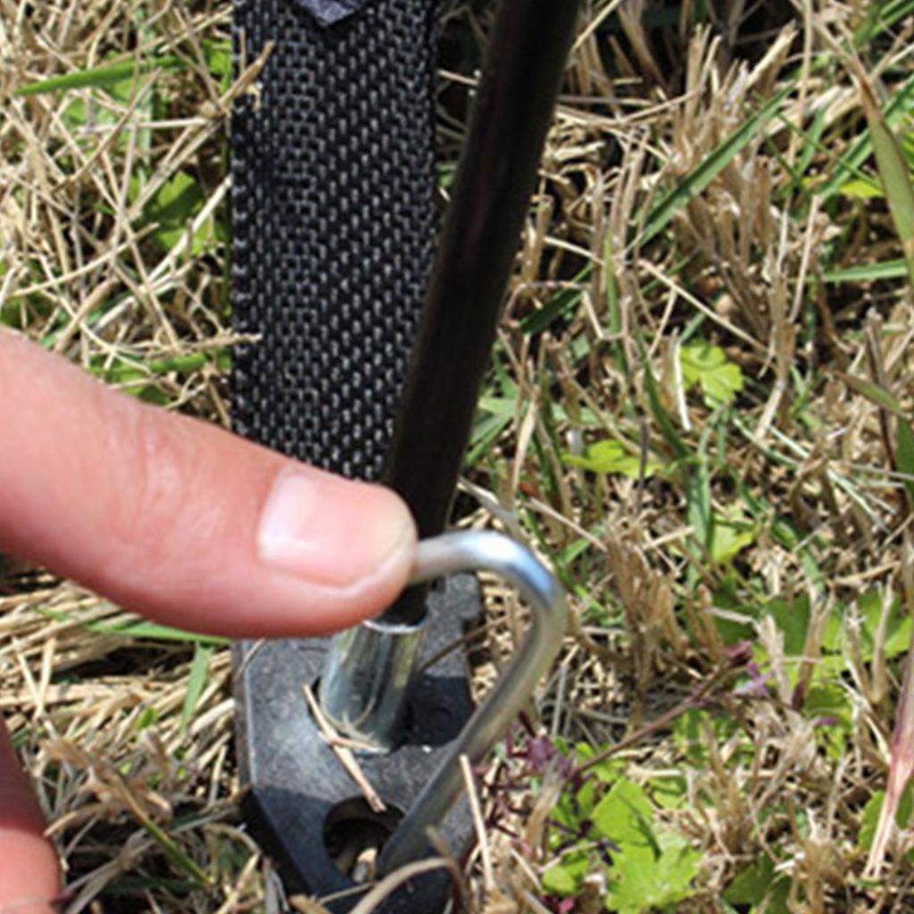 10 Pack Camping Accessory Tent Stability Enhancer Nail Poles Rod Feet Clamp Outdoor Camping Tent Ground Fixed Clip Set