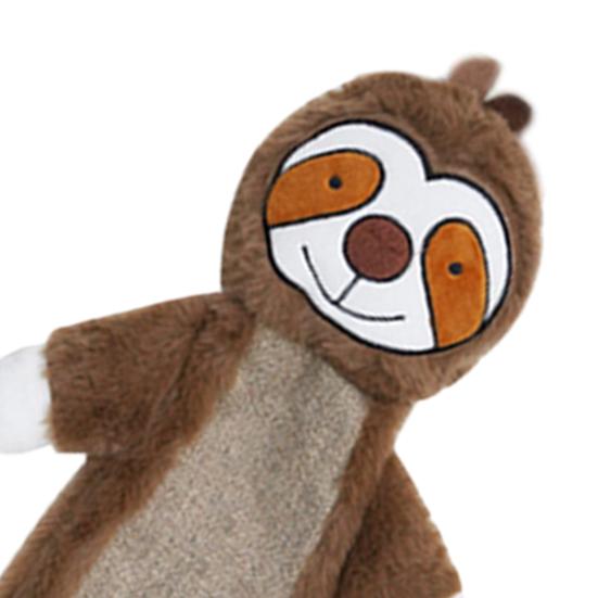 Squeaky Plush Dog Chew Toy Boredom Stress Relief Frog Bear Sloth Rabbit Plushie Small Medium Large Dog Teething Interactive Animal Toy Pet Supplies