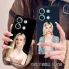 Elle Fanning Matte TPU Mobile Phone Case for POCO M7 M6 M5 M4 M3 X7 X6 X5 X4 X3 Pro GT 5G Colorful Printing Cover
