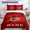 Warner Bros. Film (9) Set Biancheria da Letto Personalizzabile con Nome Copripiumino Traspirante con Federe Decorazione per la Casa Regalo di Compleanno