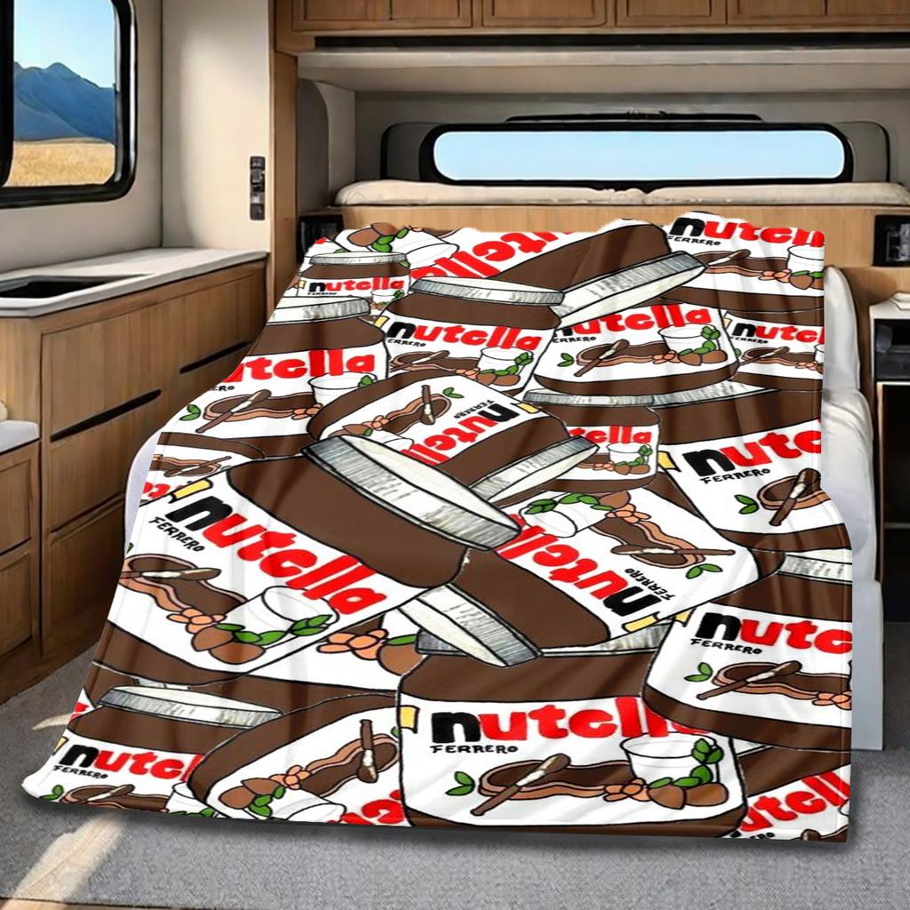 Nutella Vafle Potěšení Měkká Pohodlná Všechna Roční Období Pohovka Kancelářské Šlofíky Venkovní Cestování Perfektní Skvělý Dárek
