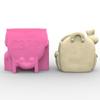 Jewelry Storage Boxes Resin Mold DIY Rabbit Flower Pot Pen Holder Mold Home
