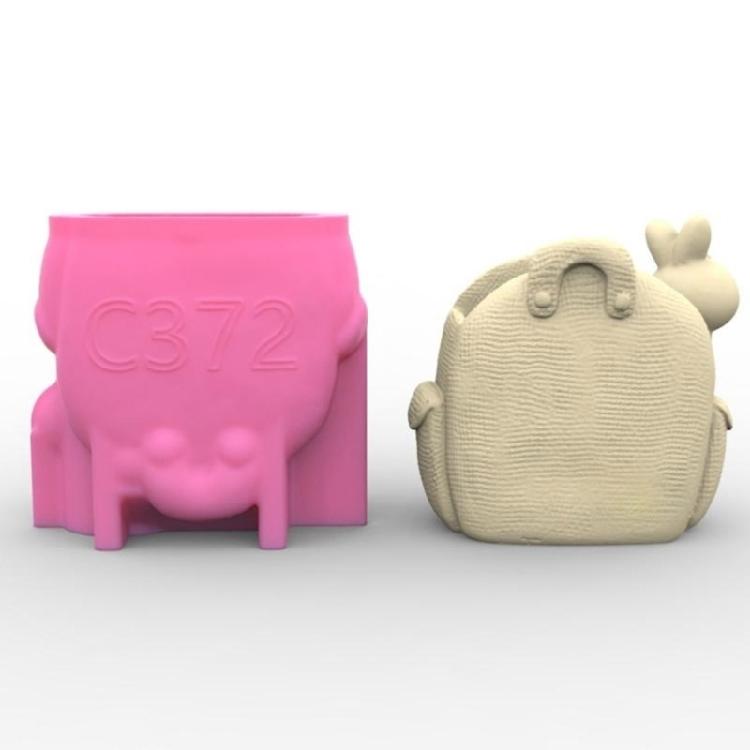Jewelry Storage Boxes Resin Mold DIY Rabbit Flower Pot Pen Holder Mold Home