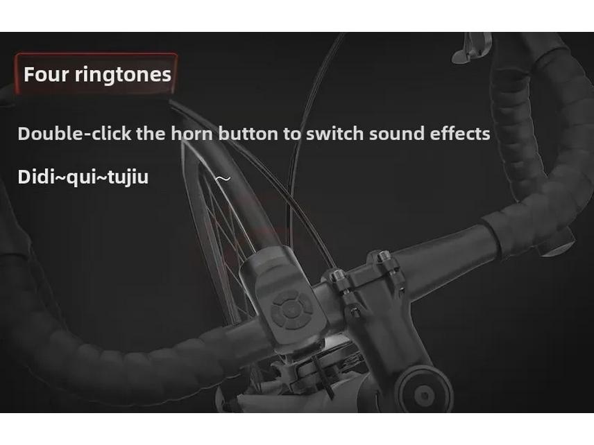 Çocuk Dağ Bisikleti Elektrikli Korna ve Yüksek Sesli Zil Aksesuarı