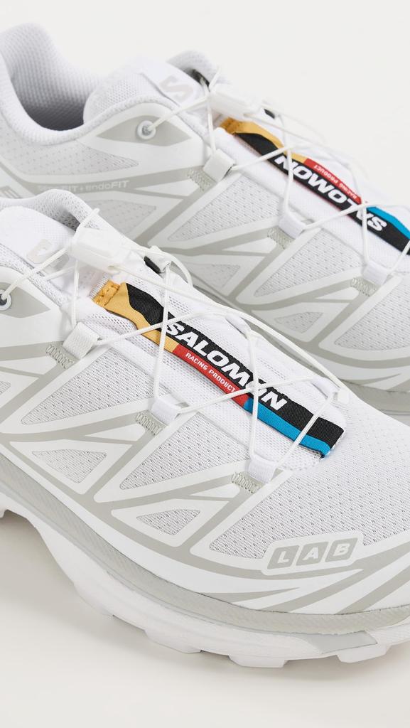 SALOMON SNEAKERS XT-6 Performance Sneakers L41252900 White Shoes for Men and Women [Size 24.0cm - White]