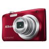 Nikon Digitální fotoaparát COOLPIX A100, 5x optický zoom, 20,05 megapixelů, Červený [Repasovaný], (A100RD)