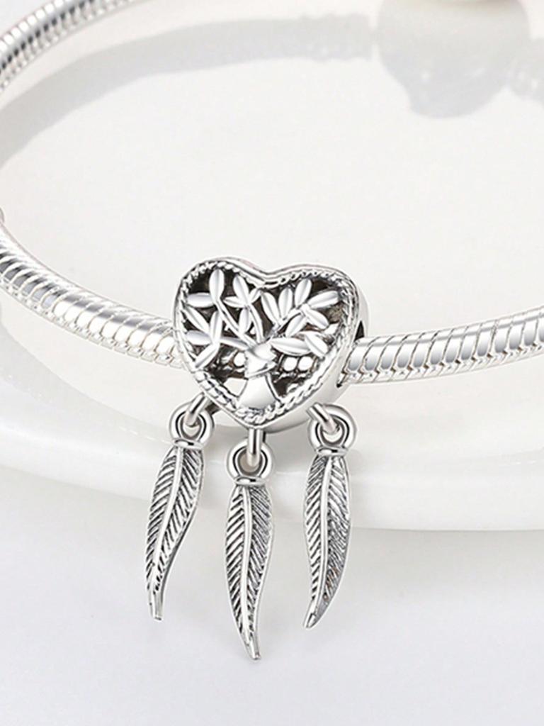 Charms Plata Copper Colors Family Love Beads Charm Beads Charm Pendant For Original Bracelet For Women Diy Jewelry Love Gift