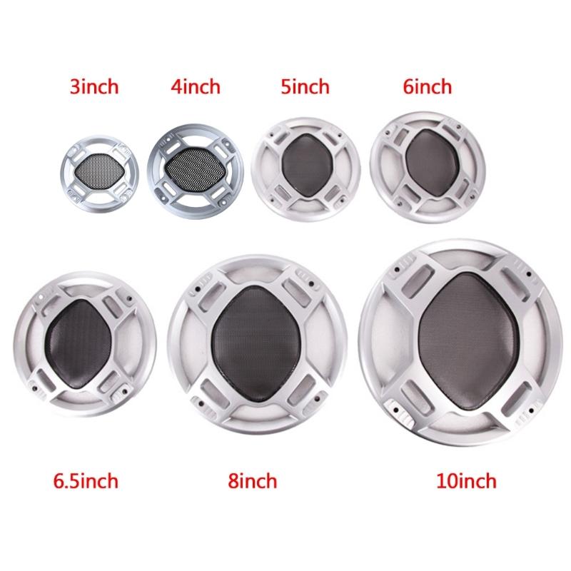 2Pieces Portable Speaker Grill Mesh Universal Speaker Grills Cover Mesh Guard Car Speaker Protective Grills Replacement
