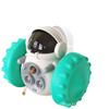 Interactive Pet Food Toy: Robot Car Tumbler for Slow Feeding and Play