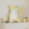 Minimalist Style Dopamine Tones Home Artistic Wall-Mounted Decorative Mirror Girls' Dormitory High-Definition Dressing Mirror