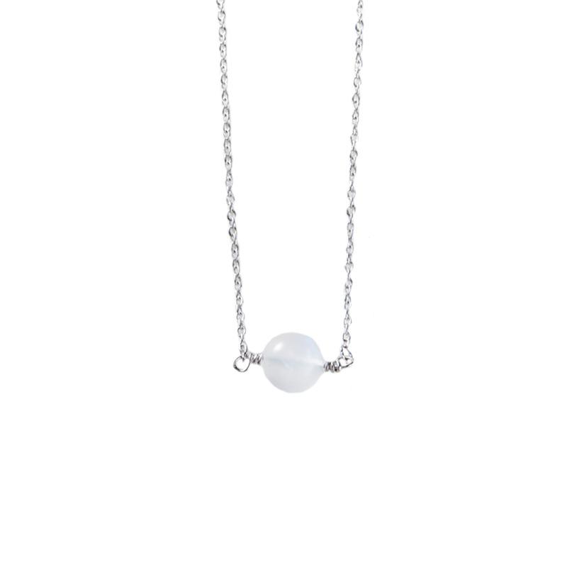 

Распродажа ожерелье Moonstone Ice Type Special ожерелье корейской версии маленькое свежее ожерелье в литературном стиле AA