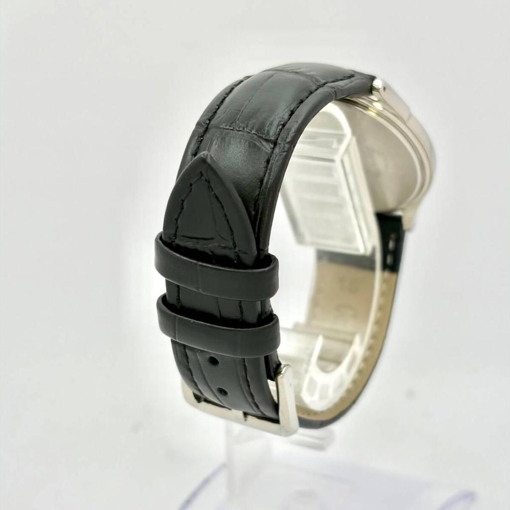 Used [Beautiful Condition/New Battery] SEIKO Men's Watch V701-1920 633681 New Belt