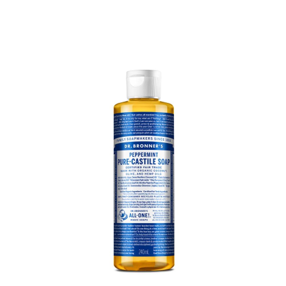 Dr.bronner S [body cleanSer] Peppermint Pure caStile Soap 240ml 240ml peppermint