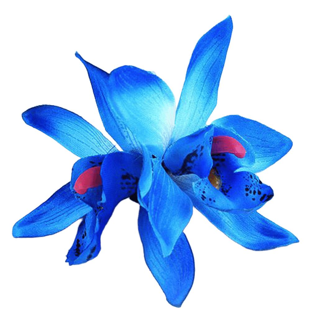 Hawaii Colourful Hair Clip Flower Hairpin Double Orchid Hair Clips Children's Hair Accessories for Women and Girls