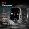 New smart watch 1000mAh 2.04 inch HD screen all day health heart rate detection 100+ sports IP68 waterproof Bluetooth call