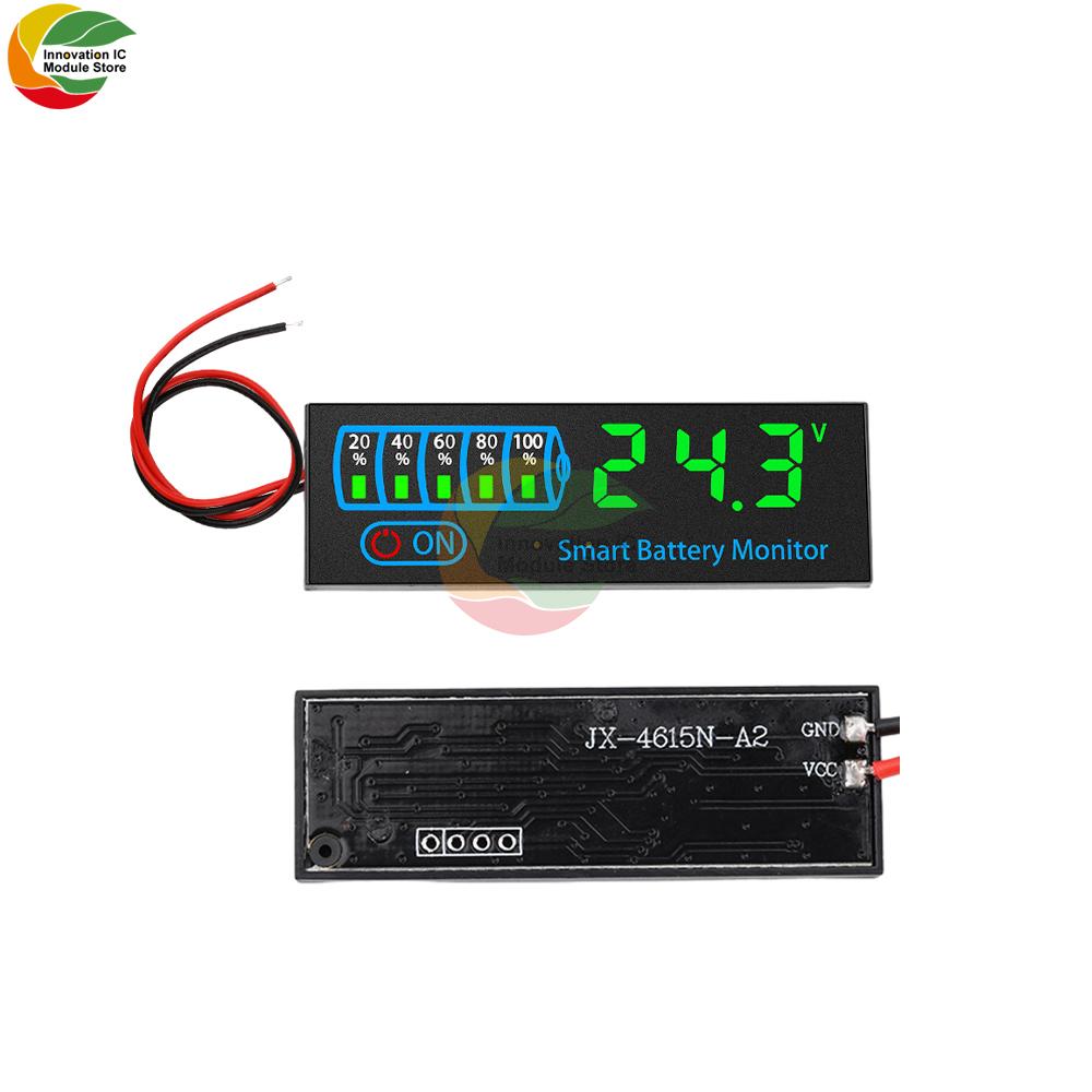 DC 7-55V 3S-14S LED Battery Capacity Indicator Acid/Lithium Universal Battery Charge Indicator Board Voltage Charging Tester