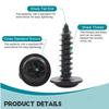 700pcs/set Self-drilling Screw Fully Threaded Cross Recessed Screws  Motorcycle