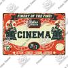 Decor Cinema Vintage Metal Plaque Metal Sign Tin Sign Iron Poster for Movie Theater Club Living Room Home Wall Decor