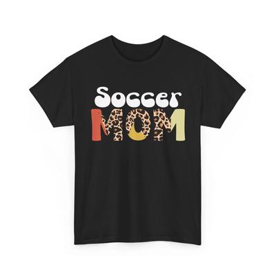 Soccer Mom Leopard Shirt, Sports Lovers Soccer Mom Women Shirt