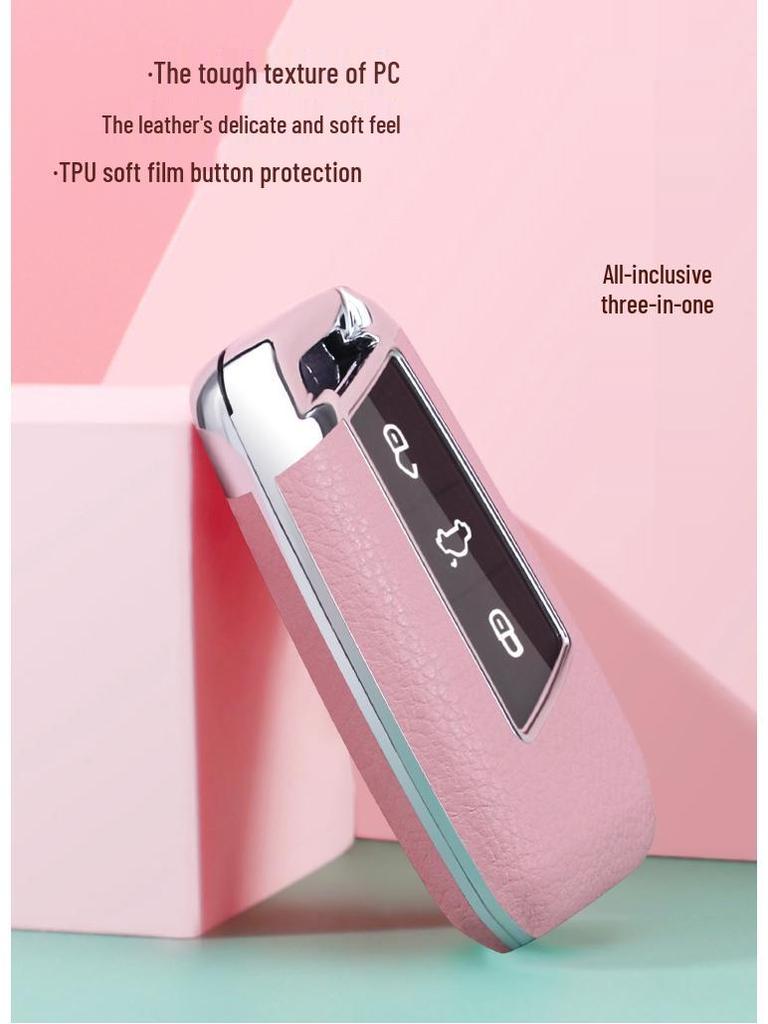 KAKTUS Car Key Case for Volkswagen Magotan, CC, Passat – Protective Cover