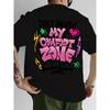 Men'S Summer Outdoor Sports Short-Sleeve Print Round Neck T-Shirt,Fashionable